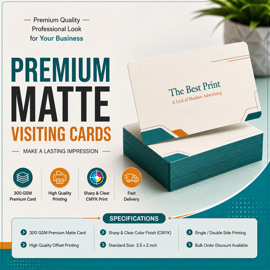 350 GSM Matt Lamination Card