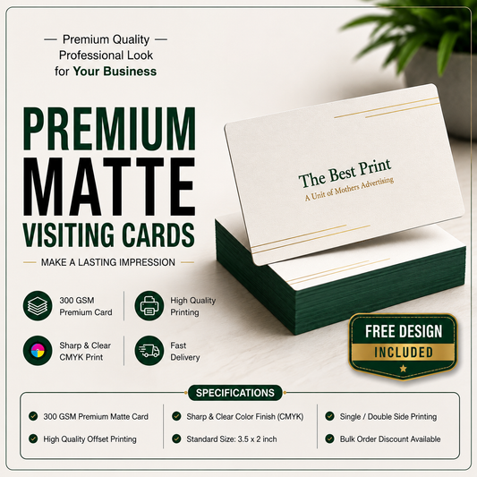 350 GSM Matt Lamination Card