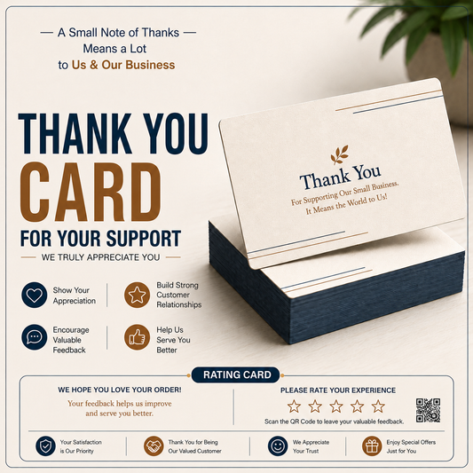 Thank You & Rating Card